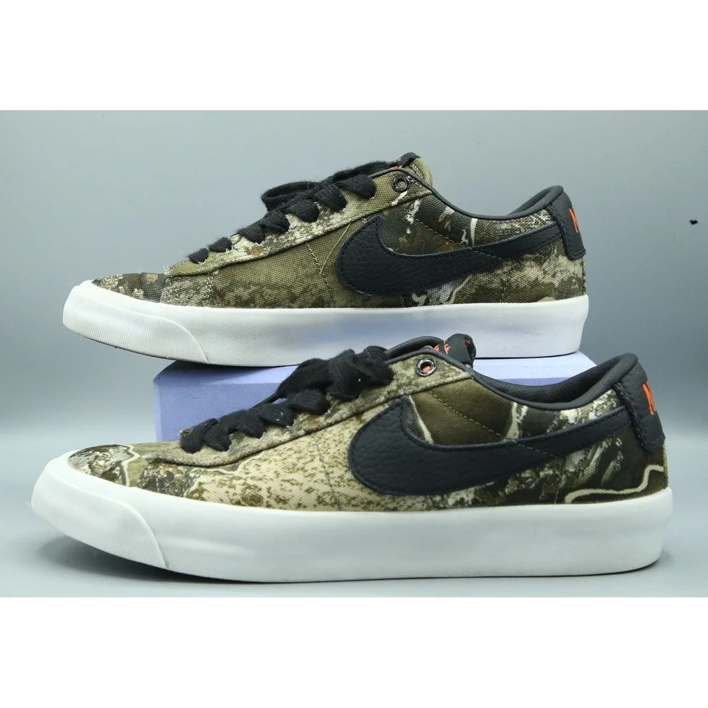 Nike SB Blazer Low GT Grant Taylor Camo Skate Shoes DO9398-002 Mens 7 Womens 8.5